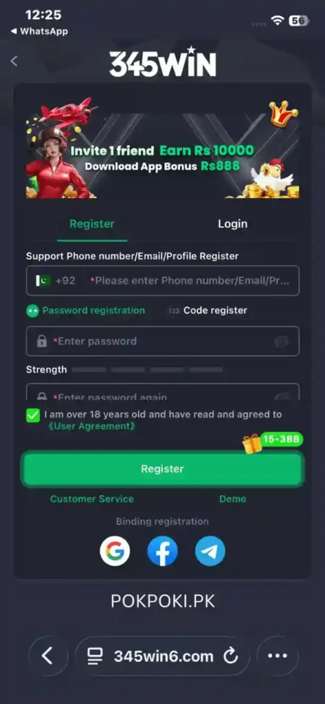 345Win Game APK Download in Pakistan - 345Win Login - pokpoki.pk