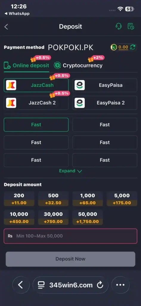 345Win Game APK Download in Pakistan - Deposit Your Funds - pokpoki.pk
