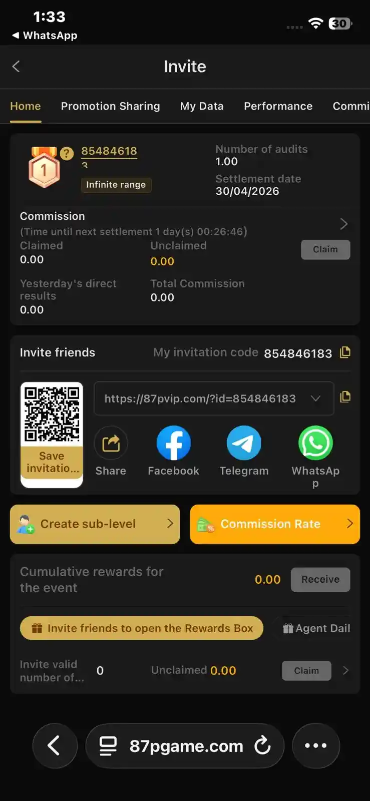 87P Game APK Download in Pakistan - 87P Referral Program - pokpoki.pk